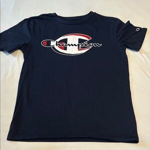 Champion Dark Blue Tee with Logo